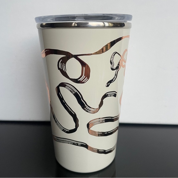 Starbucks Cream Tumbler with Gold Accents - Picture 4 of 7